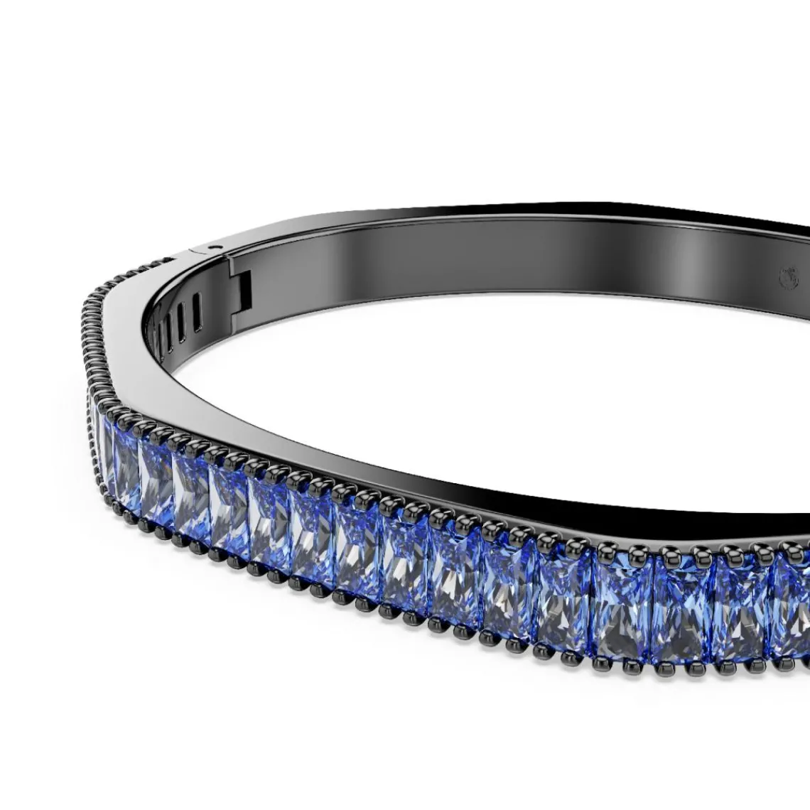 Swarovski Bijoux Bracelet Femme Swarovski Matrix - 572117 Métal Recouvert De Ruthénium Bleu | Femme Bracelet