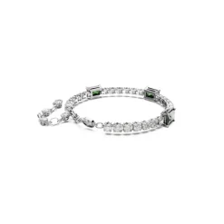 Swarovski Bijoux Bracelet Femme Swarovski Matrix TB 5666422 Green Stones - GRE/RHS M | Femme Bracelet
