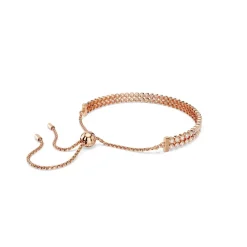 Swarovski Bijoux Bracelet Femme Swarovski Matrix - 5677823 Plaqué Or Rose Argent | Femme Bracelet