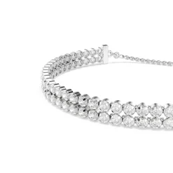 Swarovski Bijoux Bracelet Femme Swarovski Matrix - 5678252 Métal Rhodié Argent | Femme Bracelet