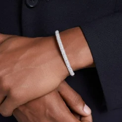 Swarovski Bijoux Bracelet Femme Swarovski Meteora - 568424 argent | Femme Bracelet