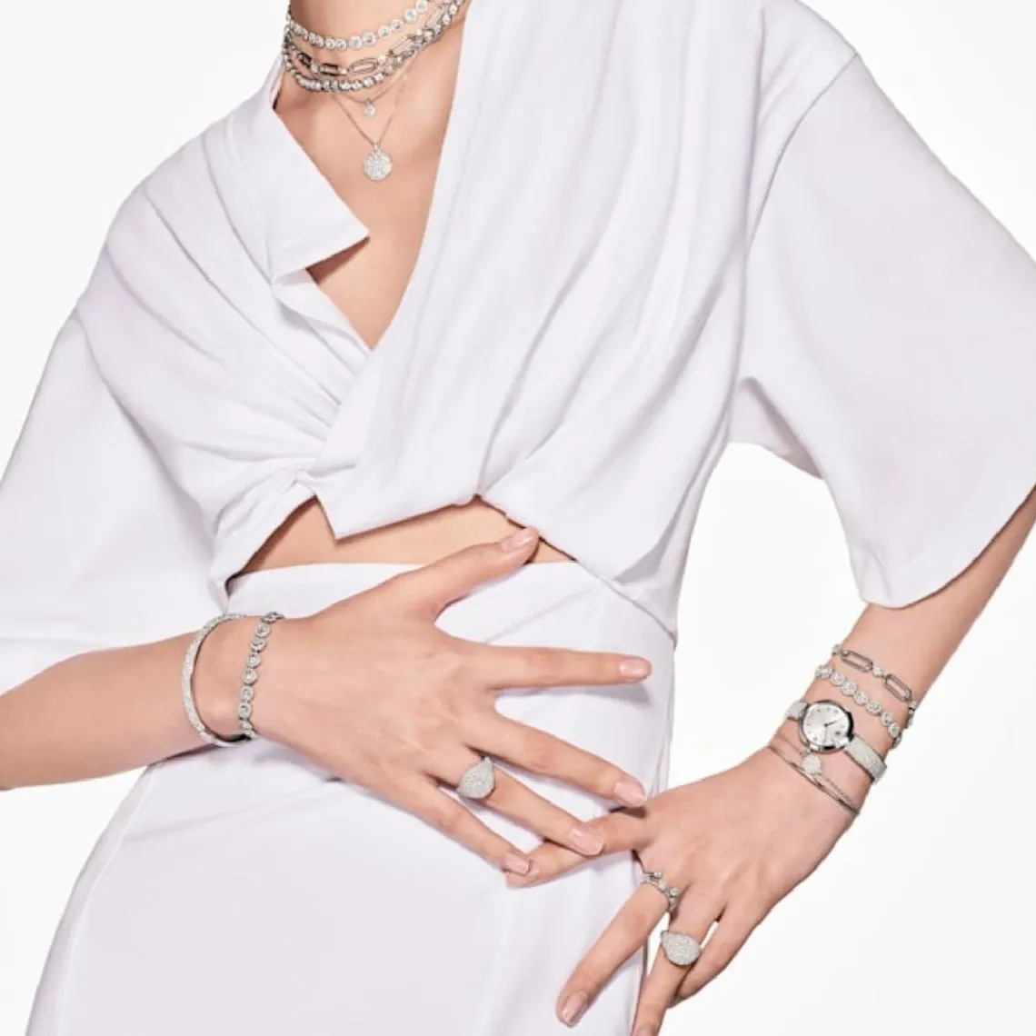 Swarovski Bijoux Bracelet Femme Swarovski Meteora - 5683447 argent | Femme Bracelet