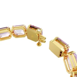 Swarovski Bijoux Bracelet Femme Swarovski Milnia - 5720487 Plaqué Or Violet | Femme Bracelet