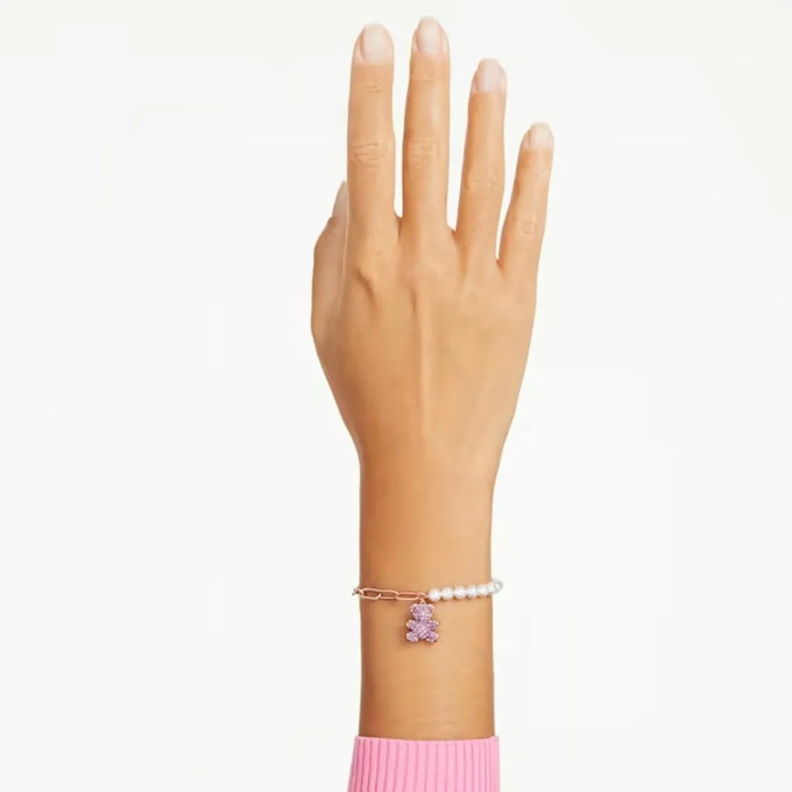 Swarovski Bijoux Bracelet Femme Swarovski 5669169 Mp Teddy - Bear LROS/ROS M | Femme Bracelet