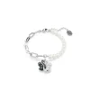 Swarovski Bijoux Bracelet Femme Swarovski Swan - 5705720 Métal Rhodié Noir | Femme Bracelet
