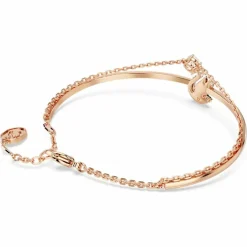 Swarovski Bijoux Bracelet Femme Swarovski Swan - 568824 noir,doré rose | Femme Bracelet
