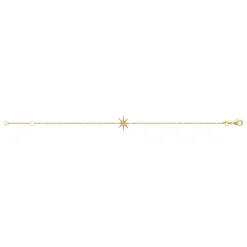 Maison de la Bijouterie Bracelet femme étoile fantaisie plaqué or UYZUYYZV | Femme Bracelet
