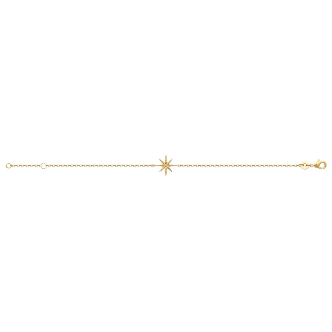 Maison de la Bijouterie Bracelet femme étoile fantaisie plaqué or UYZUYYZV | Femme Bracelet