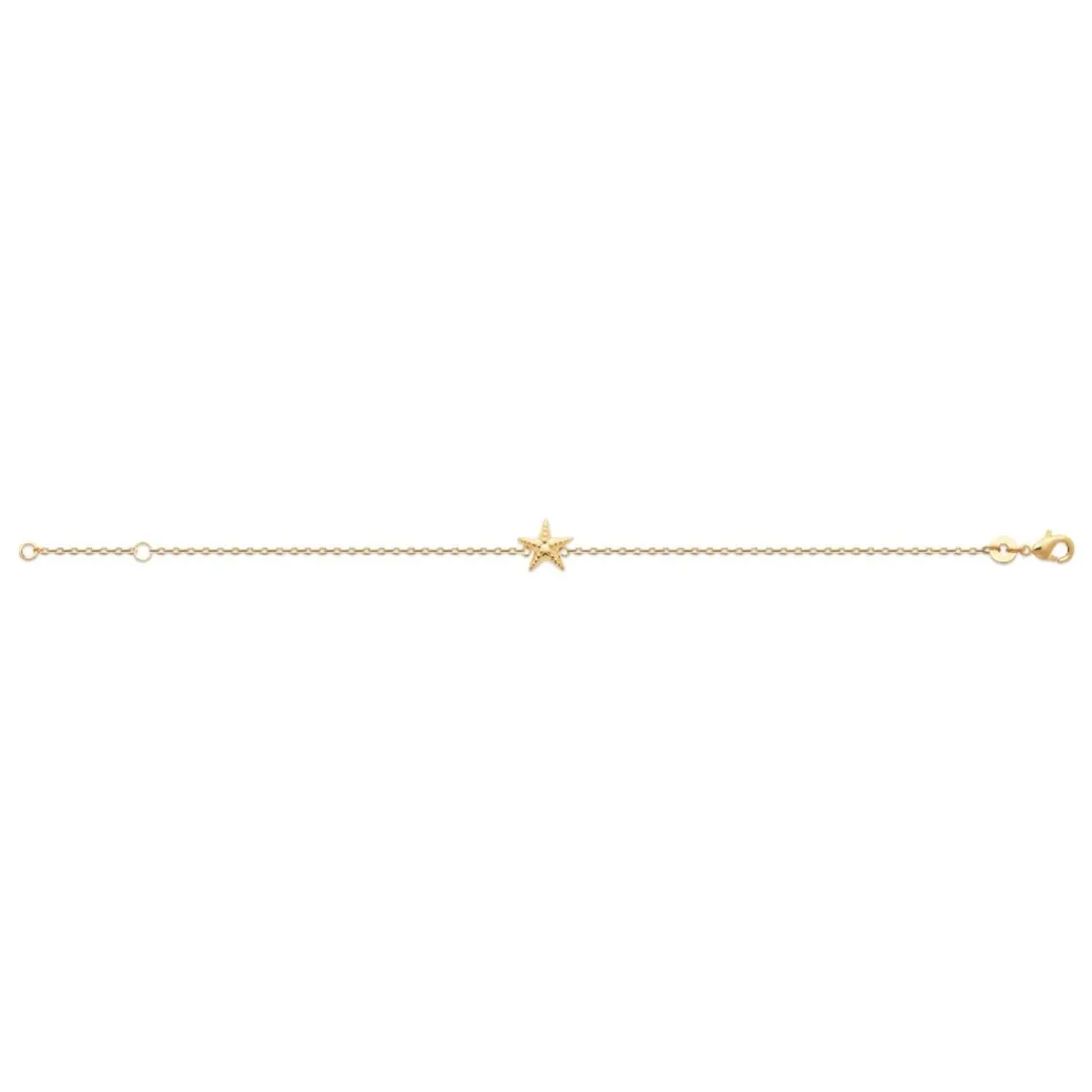 Maison de la Bijouterie Bracelet femme étoile plaqué or UYY0Z4ZV | Femme Bracelet