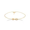 Maison de la Bijouterie Bracelet femme vol d'oiseau plaqué or UYY0Z6ZV | Femme Bracelet