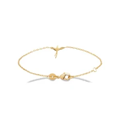 Maison de la Bijouterie Bracelet femme vol d'oiseau plaqué or UYY0Z6ZV | Femme Bracelet