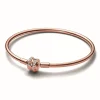 Pandora Bracelet fermoir étoile filante et zircons cubiques transparents | Femme Bracelet
