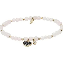 Fossil Bijoux Bracelet JA6922710 - Bracelet Perles Blanches Femme | Femme Bracelet