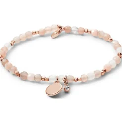 Fossil Bijoux Bracelet JA6945791 - VINTAGE MOTIFS HOWLITE BLANC 19 cm Femme | Femme Bracelet
