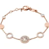 Fossil Bijoux Bracelet Fossil JF01739791 - Bracelet Rosée Cristaux Femme | Femme Bracelet|Bracelet