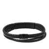 Fossil Bijoux Bracelet Fossil Vintage Casual JF03098001 - Acier Noir Homme | Homme Bracelet