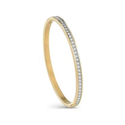 Guess Bijoux Bracelet JUBB02248JWYGS - Jonc acier rhodié pavé cristaux Femme | Femme Bracelet