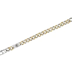 All Blacks Bijoux Bracelet Homme All Blacks 682258 - Acier Argent et Jaune | Homme Bracelet