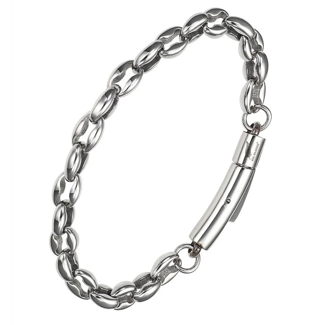 All Blacks Bijoux Bracelet Homme All Blacks 682234 - Acier Argent | Homme Bracelet