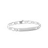 Maison de la Bijouterie Bracelet Homme argent chainage figaro 1-1 7mm 56Z00WYZ | Homme Bracelet