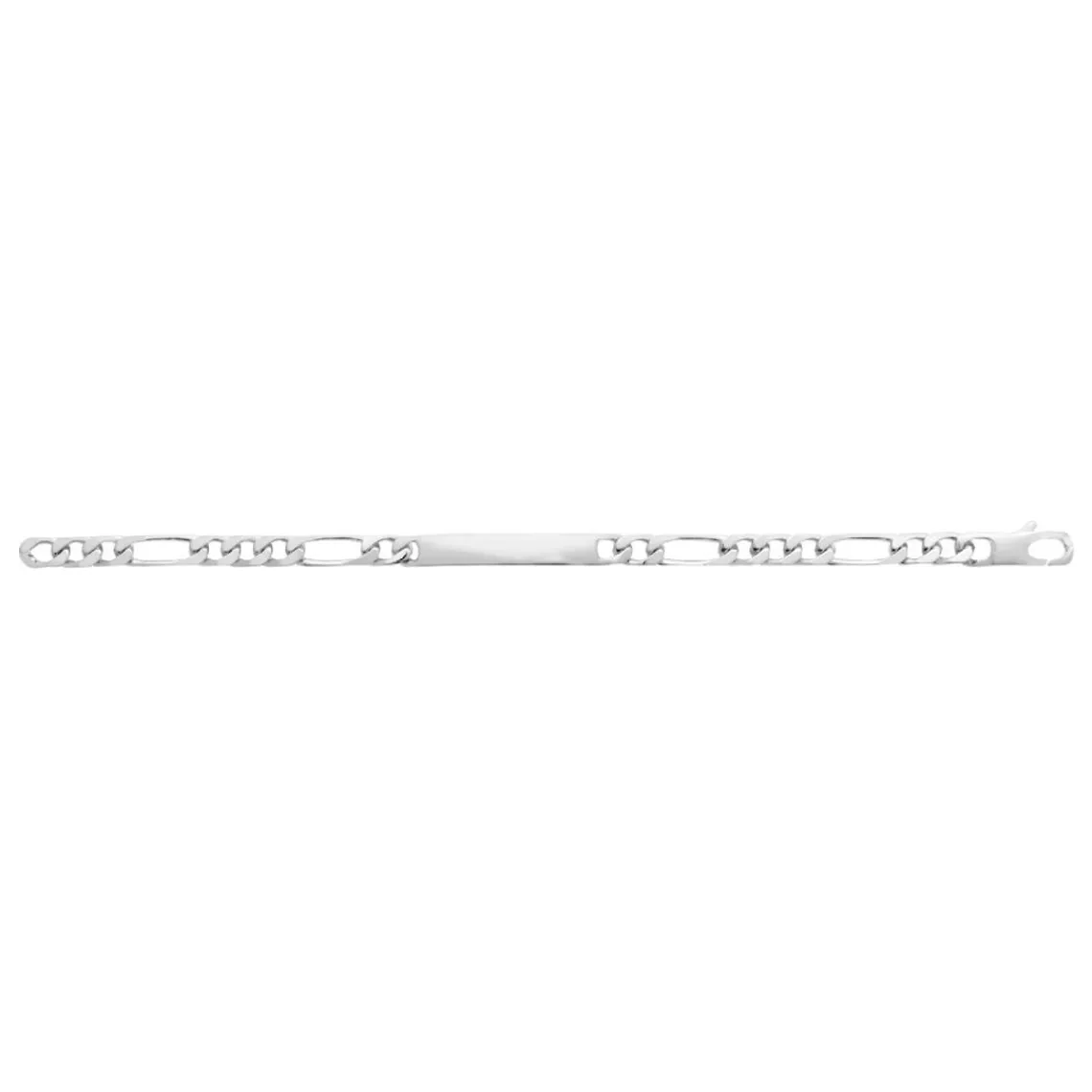 Maison de la Bijouterie Bracelet Homme argent chainage figaro 1-3 6mm 533006Y0 | Homme Bracelet