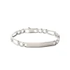 Maison de la Bijouterie Bracelet Homme argent chainage figaro 1-2 6mm 53Y006Y0 | Homme Bracelet