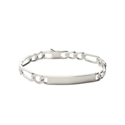 Maison de la Bijouterie Bracelet Homme argent chainage figaro 1-2 6mm 53Y006Y0 | Homme Bracelet