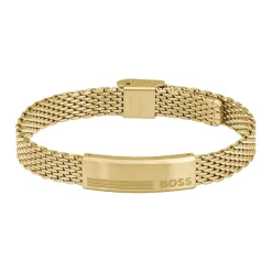 Boss Bijoux Bracelet Homme Alen - 1580610 Acier Doré Taille Ajustable 180-195Mm | Homme Bracelet