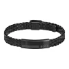 Boss Bijoux Bracelet Homme Alen - 1580612 Acier Noir Taille Ajustable 180-195Mm | Homme Bracelet