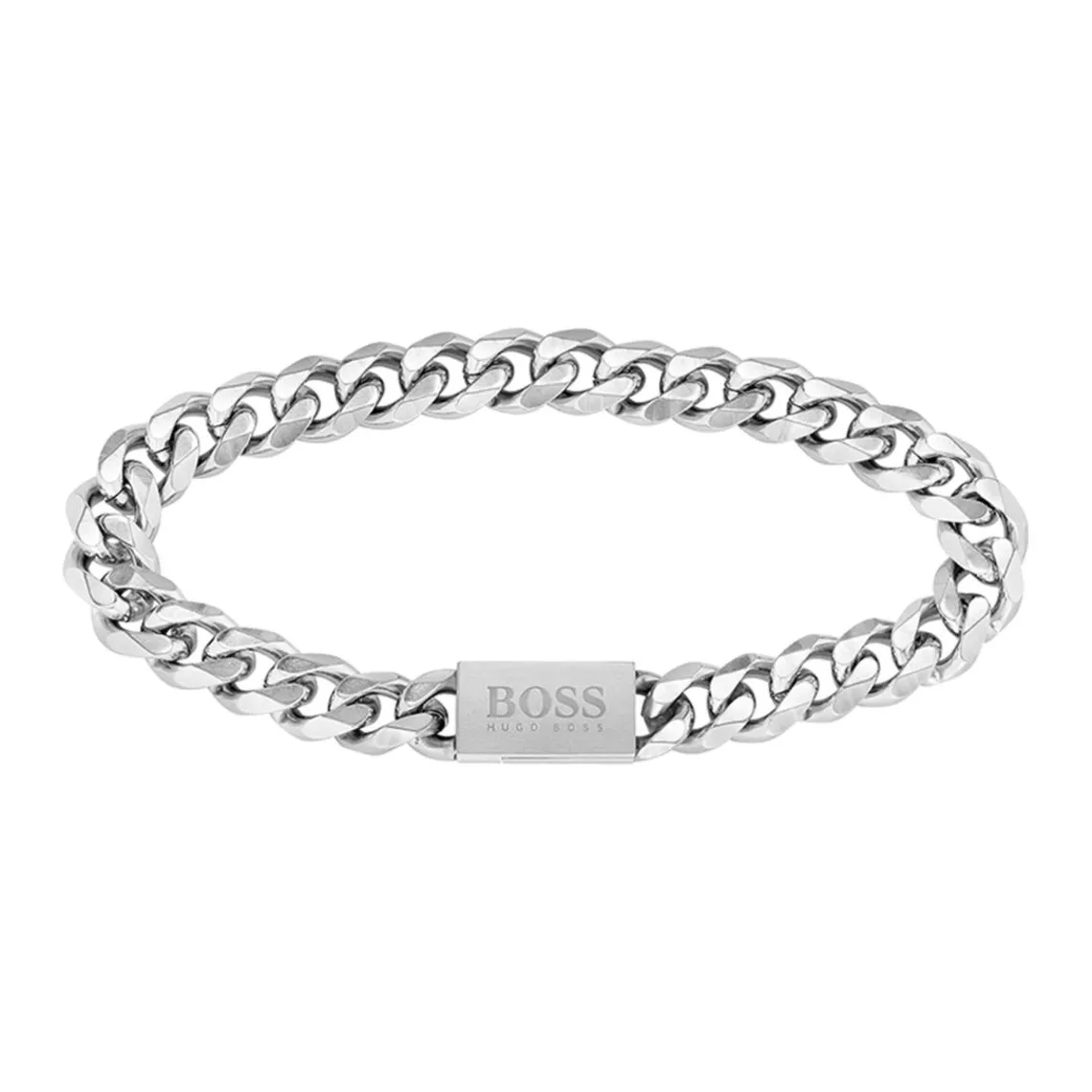 Boss Bijoux Bracelet Homme Chain Link 1580144S - Acier Argent | Homme Bracelet