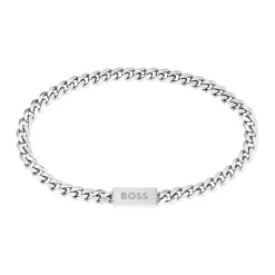 Boss Bijoux Bracelet Homme Chain For Him - 1580556M Acier Argent | Homme Bracelet