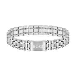 Boss Bijoux Bracelet Homme Owan - 1580644 Acier Argent | Homme Bracelet