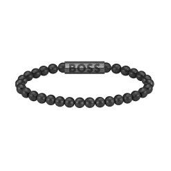 Boss Bijoux Bracelet Homme Sphere Metal - 1580659M Acier Noir | Homme Bracelet