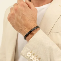 Boss Bijoux Bracelet Homme Tailored - 1580673 Acier Noir | Homme Bracelet