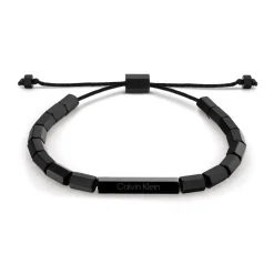 Calvin Klein Bijoux Bracelet Homme - 35000276 Acier Noir | Homme Bracelet
