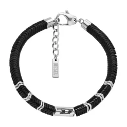 Diesel Bijoux Bracelet Homme Acier Classique - DX1574931 Hématite | Homme Bracelet