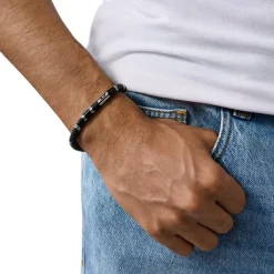 Diesel Bijoux Bracelet Homme Acier Classique - DX1574931 Hématite | Homme Bracelet