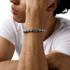 Diesel Bijoux Bracelet Homme Acier Classique - DX1572931 Hématite | Homme Bracelet