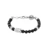 Diesel Bijoux Bracelet Homme Diesel DX0847040 - Acier et Agate Noir | Homme Bracelet