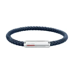 Sector Bijoux Bracelet Homme en cuir bleu | Homme Bracelet