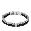 Fossil Bijoux Bracelet Homme Acier Classique Jewelry - JF04855040 Acier inoxydable | Homme Bracelet