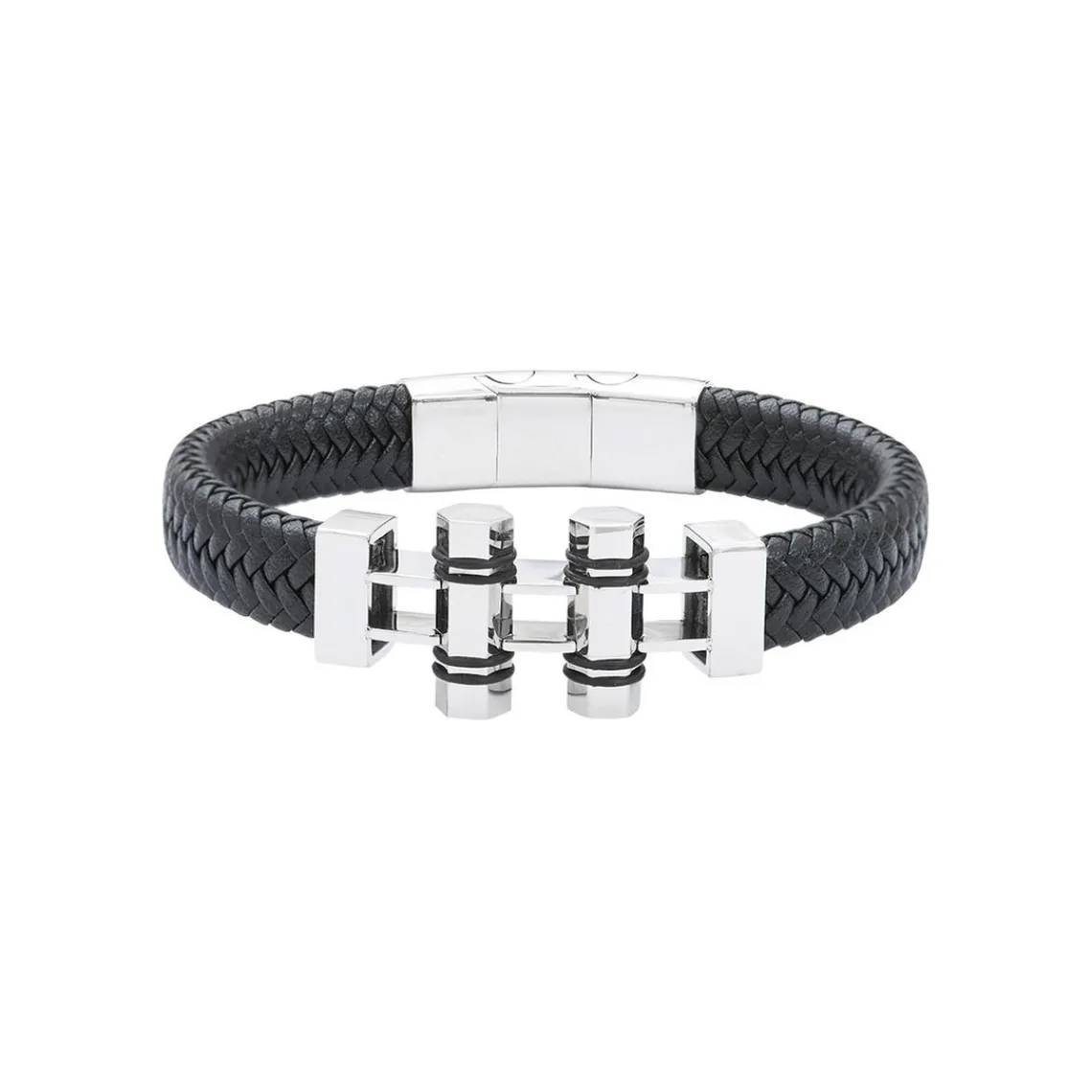 G-Force Bijoux Bracelet Homme BGFBR0001S - Acier Argent | Homme Bracelet