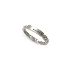 Guess Bijoux Bracelet Homme JUXB03004JWSTS - X LOGO Acier Argent | Homme Bracelet