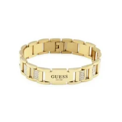 Guess Bijoux Bracelet Homme - JUMB01341JWYG FRONTIERS Acier doré | Homme Bracelet