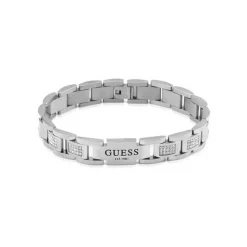 Guess Bijoux Bracelet Homme - JUMB01342JWST FRONTIERS Acier Argent | Homme Bracelet
