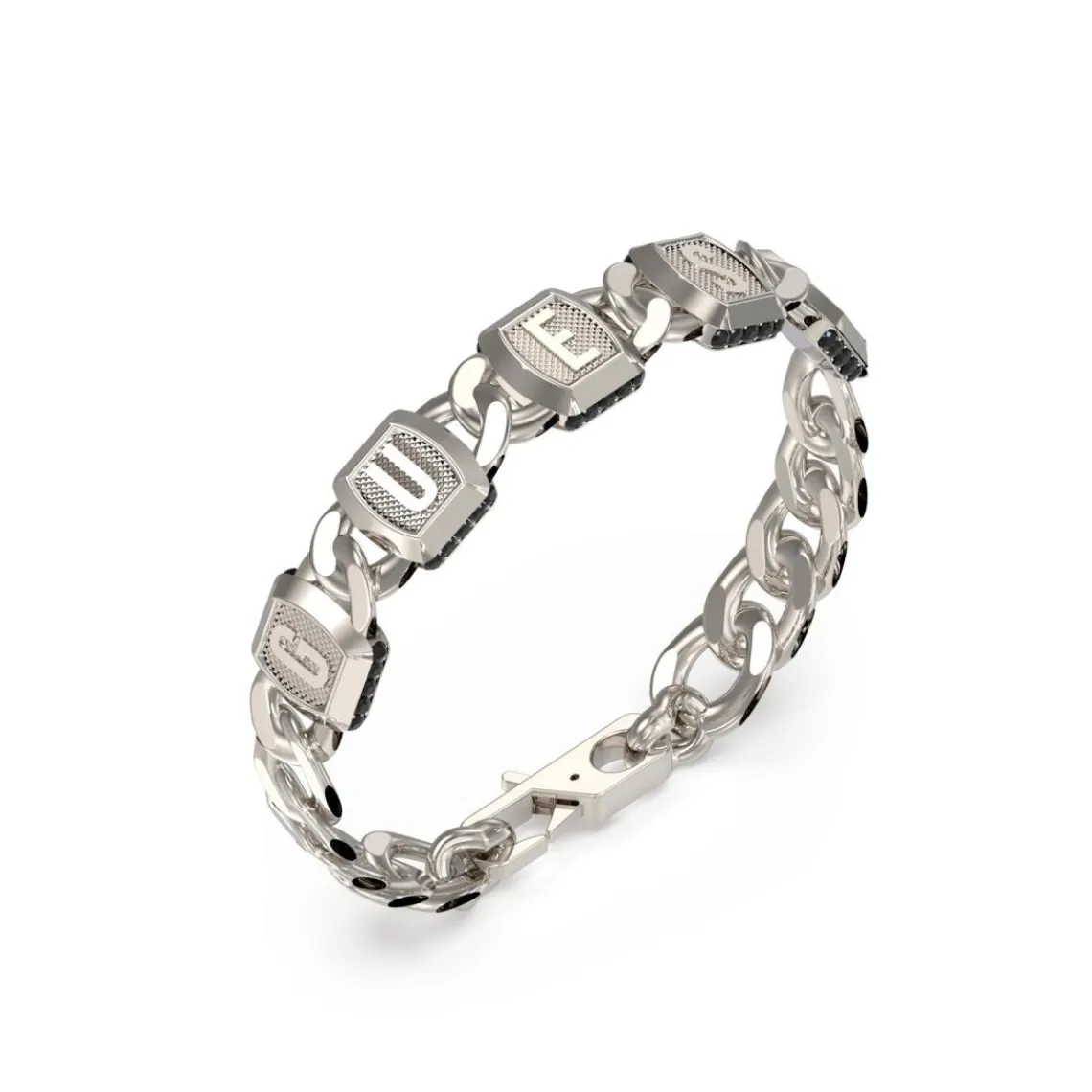Guess Bijoux Bracelet Homme Lion King JUMB05012JWSTS Acier Acier | Homme Bracelet