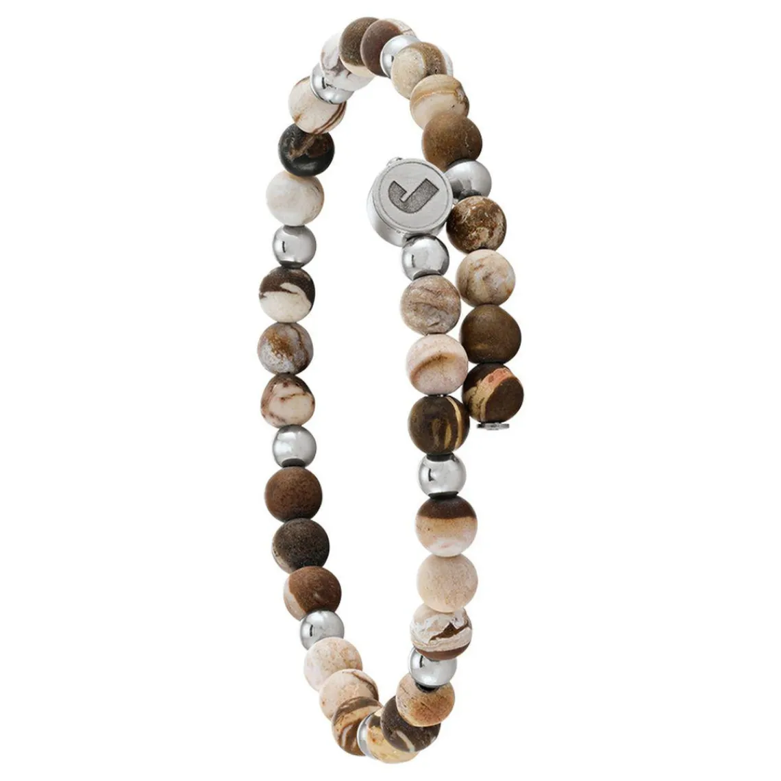 Jourdan Bracelet Homme JH150024B - ABYSSES - Perle marron | Homme Bracelet