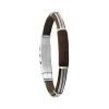 Jourdan Bracelet Homme JH150022B - ANDROMEDE - cuir marron | Homme Bracelet