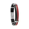 Jourdan Bracelet Homme JH150014B - HERCULE - Cuir noir | Homme Bracelet