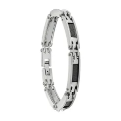 Jourdan Bracelet Homme JH110008B - TULUM - Acier argent | Homme Bracelet